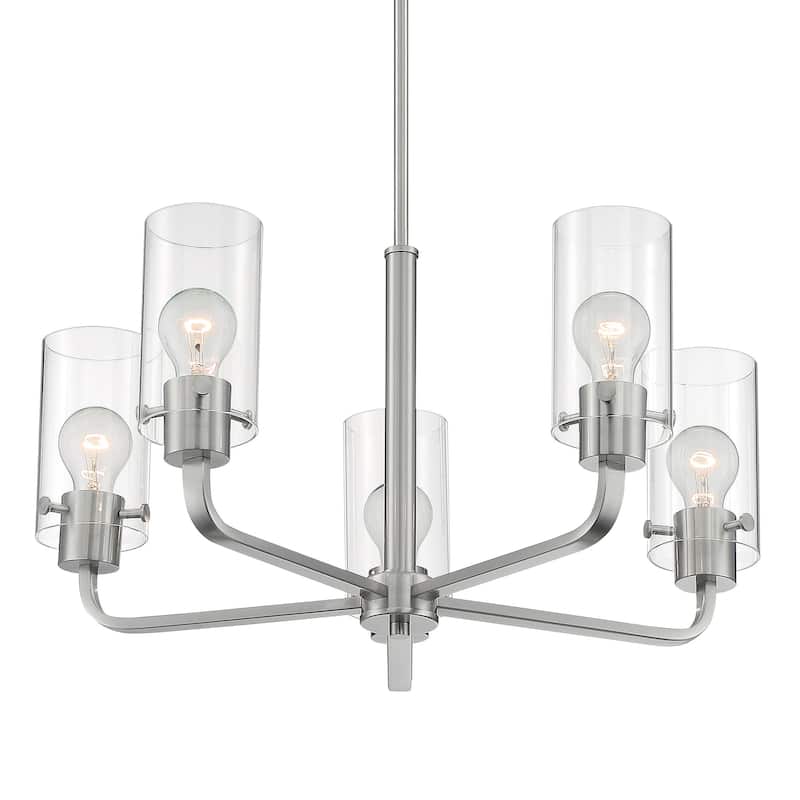 Nuvo Lighting Sommerset 5 Light 24" Wide Chandelier - Brushed Nickel