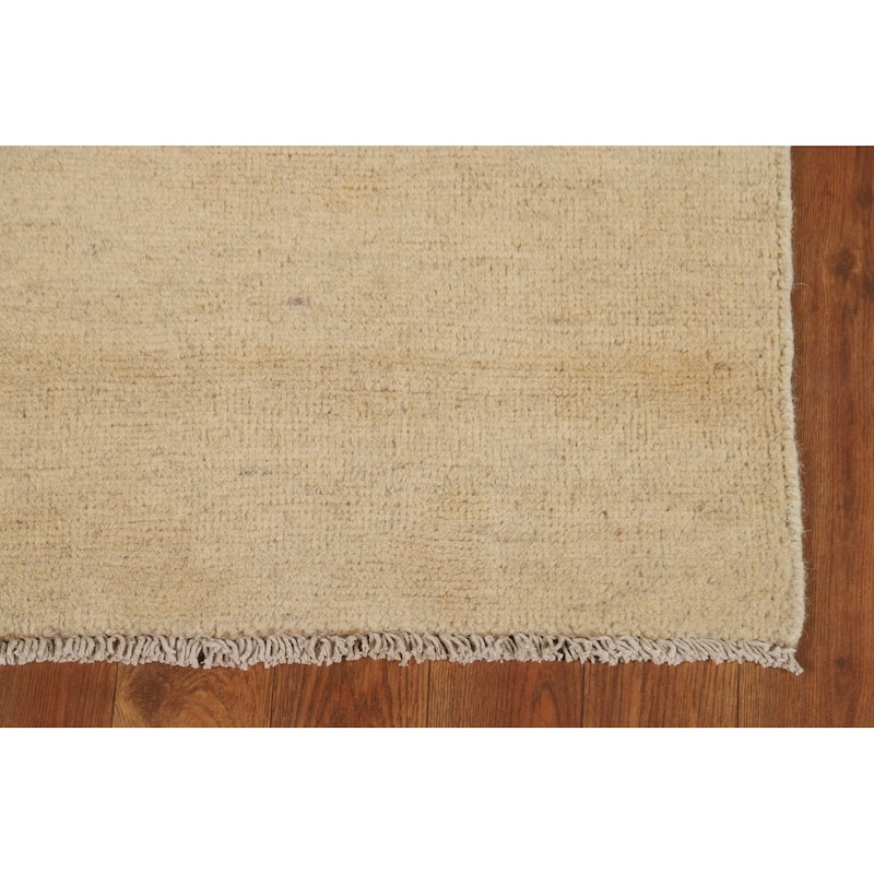Contemporary Gabbeh Oriental Foyer Rug Hand-Knotted Wool Carpet - 2'7"x 5'10"