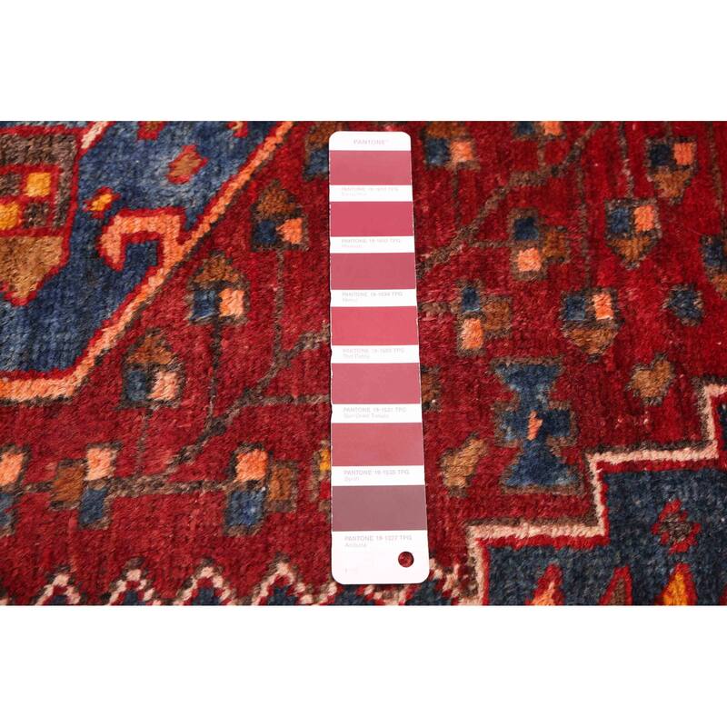 ECARPETGALLERY Hand-knotted Konya Anatolian Red Wool Rug - 3'7 x 13'9