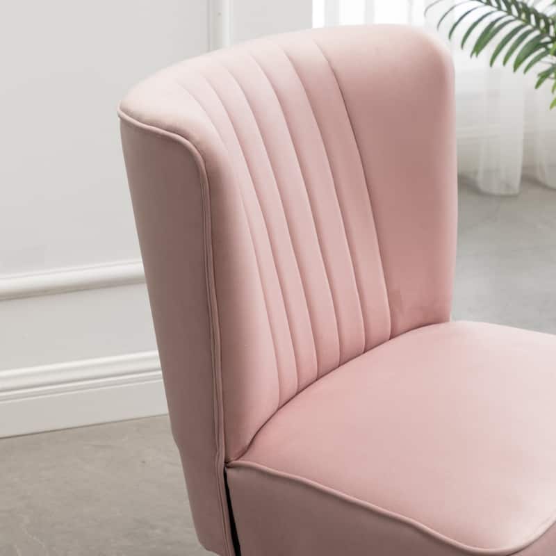 Elon Contemporary Velvet Upholstered Accent Chair