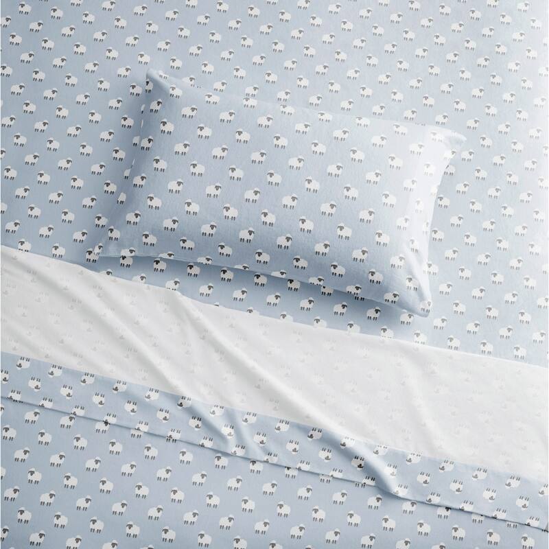 Brielle Home Cotton Flannel Bed Sheet Set