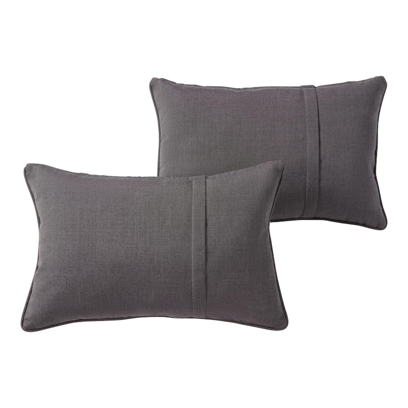Greendale Home Fashions Sunbrella 21" x 14" Rectangle Outdoor Throw Pillow (Set of 2)