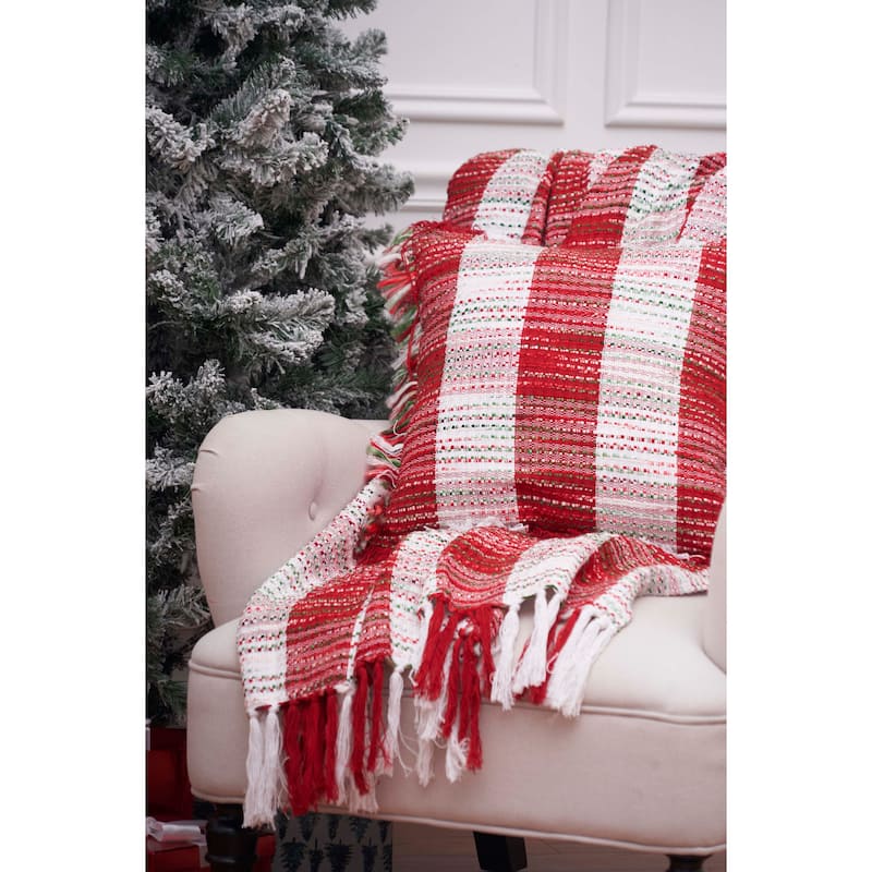 Christmas Woven Melange Pillow