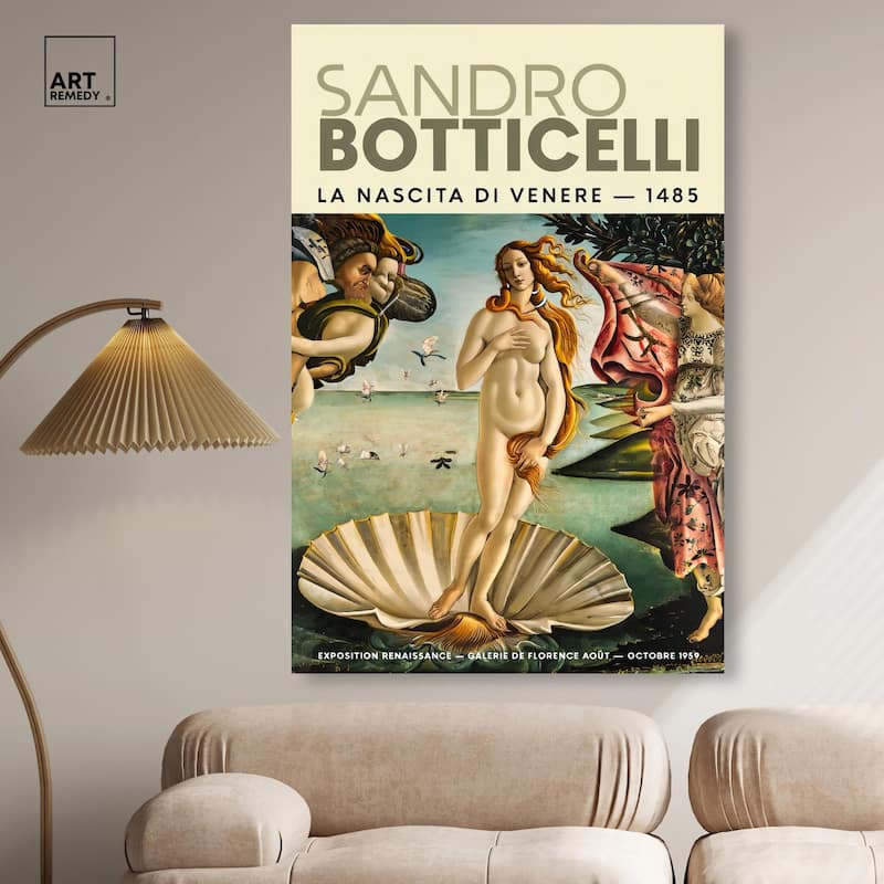 Renaissance Birth of Beauty Canvas by Art Remedy, Gallery Wrapped