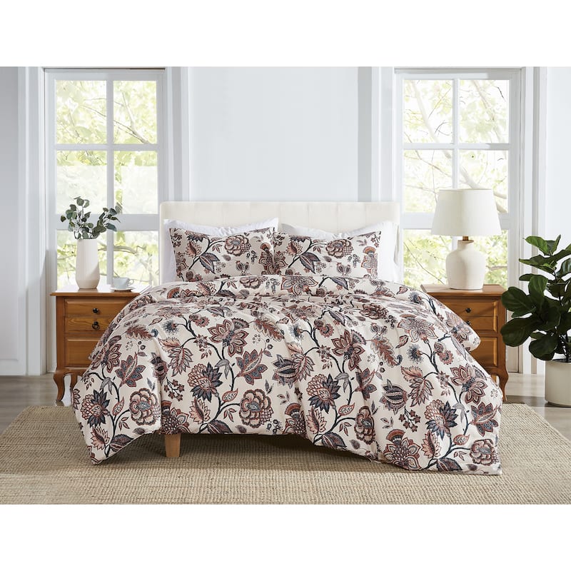Cannon Chloe Jacobean 3 Piece Comforter Set