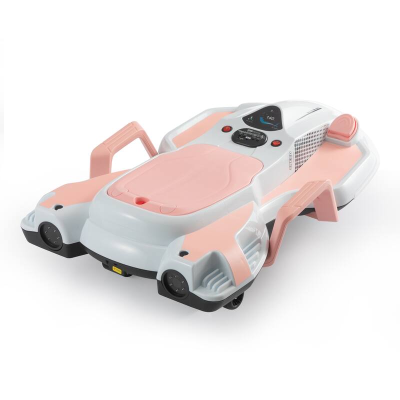 Electric Kids Racing Car with Lights and Music, 18V Battery Powered Ride-On Toy for Boys & Girls Ages 6+