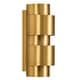 preview thumbnail 6 of 13, 2 - Light Steel Flush Mounted Ring Wall Sconce