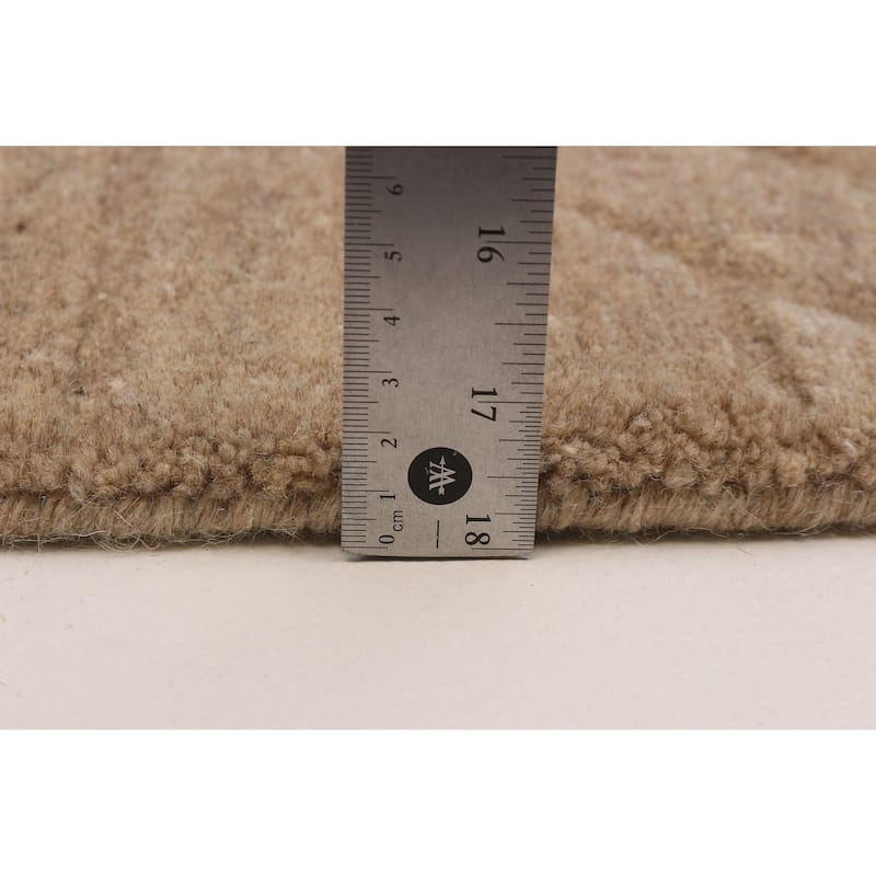 Kashkuli Gabbeh Tan Rug 5'3" x 7'6" - 5'3 x 7'6