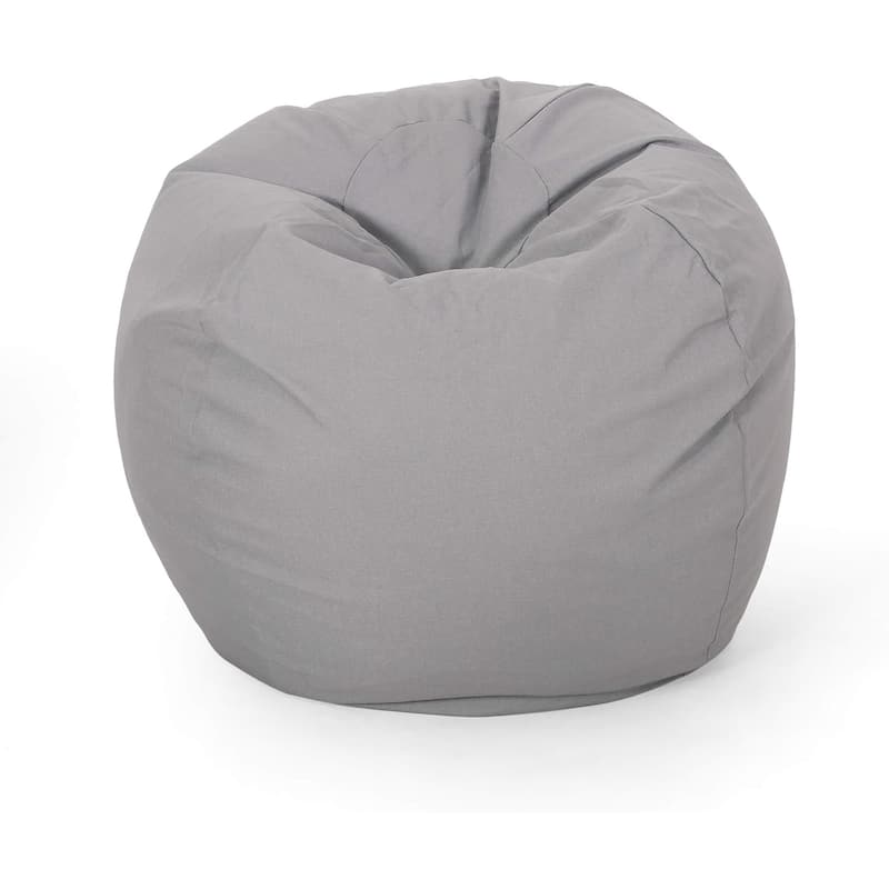 Light Gray 34" Bean Bag Chair