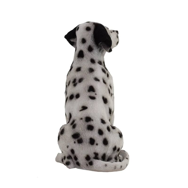 20.5" Sitting Dalmatian Outdoor Garden Statue