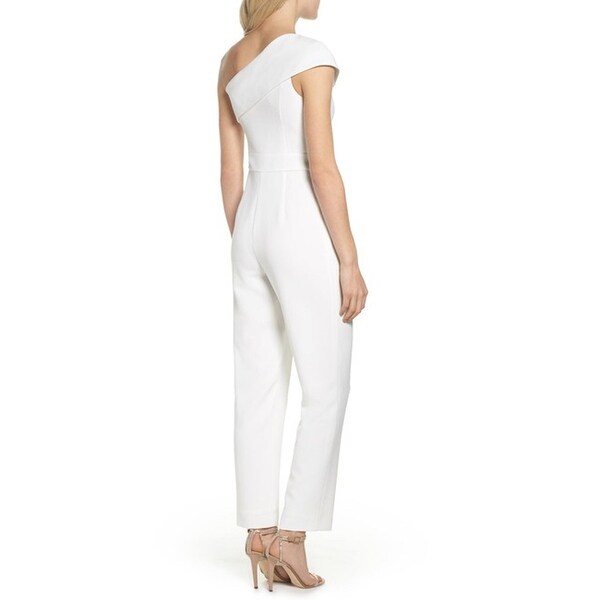 floral detail chiffon jumpsuit vince camuto