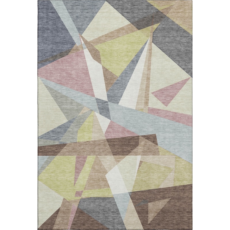 Premium Washable Super Soft Abstract Mosaic Mayfield Rug