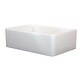preview thumbnail 8 of 13, Large White Fireclay Apron Front Farmhouse Kitchen Sink