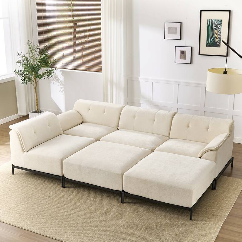 Upholstered Modular Sectional Sofa