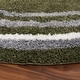 preview thumbnail 23 of 96, SAFAVIEH Border & Stripe Shag Eirny Modern 1.4-inch Thick Rug