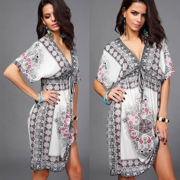 Shop Casual Boho Summer Dress In 4 Styles Overstock 21603465