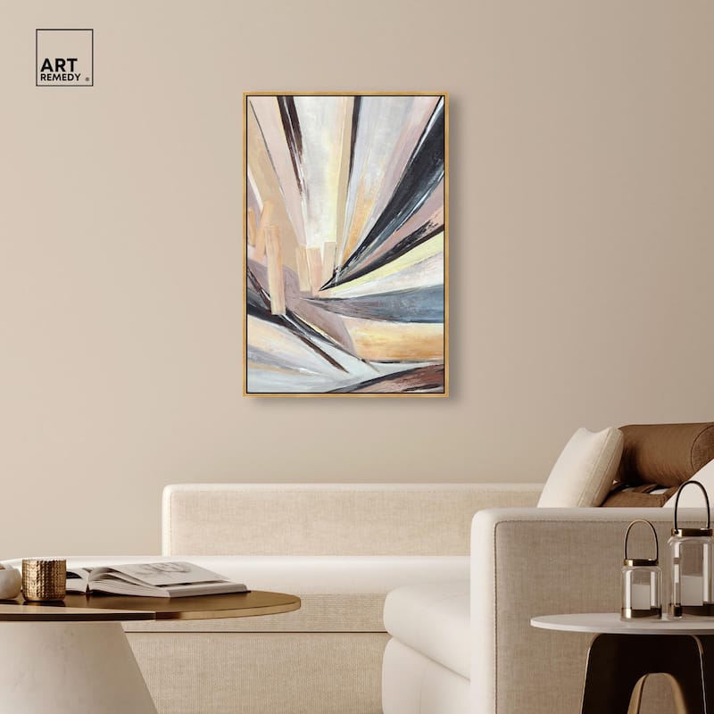 Balancing Lines I Canvas by Art Remedy