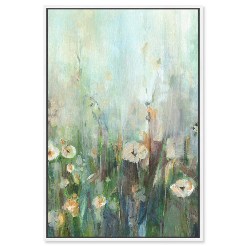Harmony Green II Canvas by Art Remedy - White - 16" x 24"