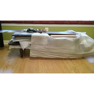 Strick & Bolton Tobacco 55-inch Tessuto Buffet