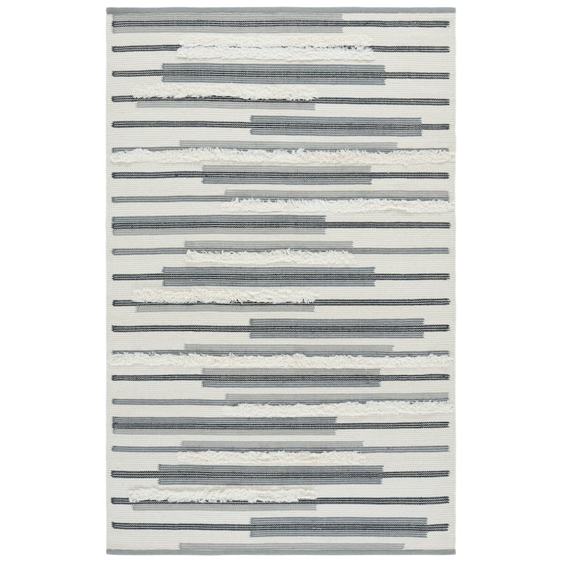 SAFAVIEH Handmade Kenya Herta Striped Wool Rug