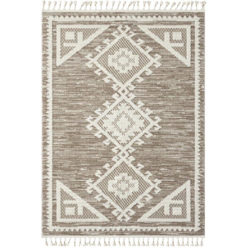 Luxe Weavers South Western Fringe Geometric Area Rug for Living Rooms