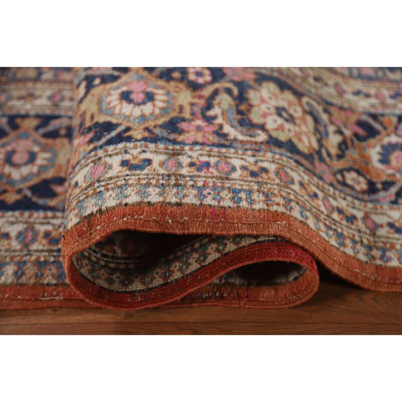 Vegetable Dye Bidjar Persian Antique Area Rug Handmade Wool Carpet - 8'2"x 10'8"