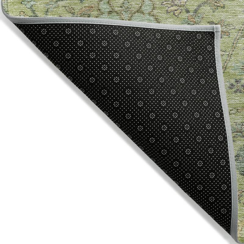 HomeRoots Floral Transitional Rectangle Outdoor Rug
