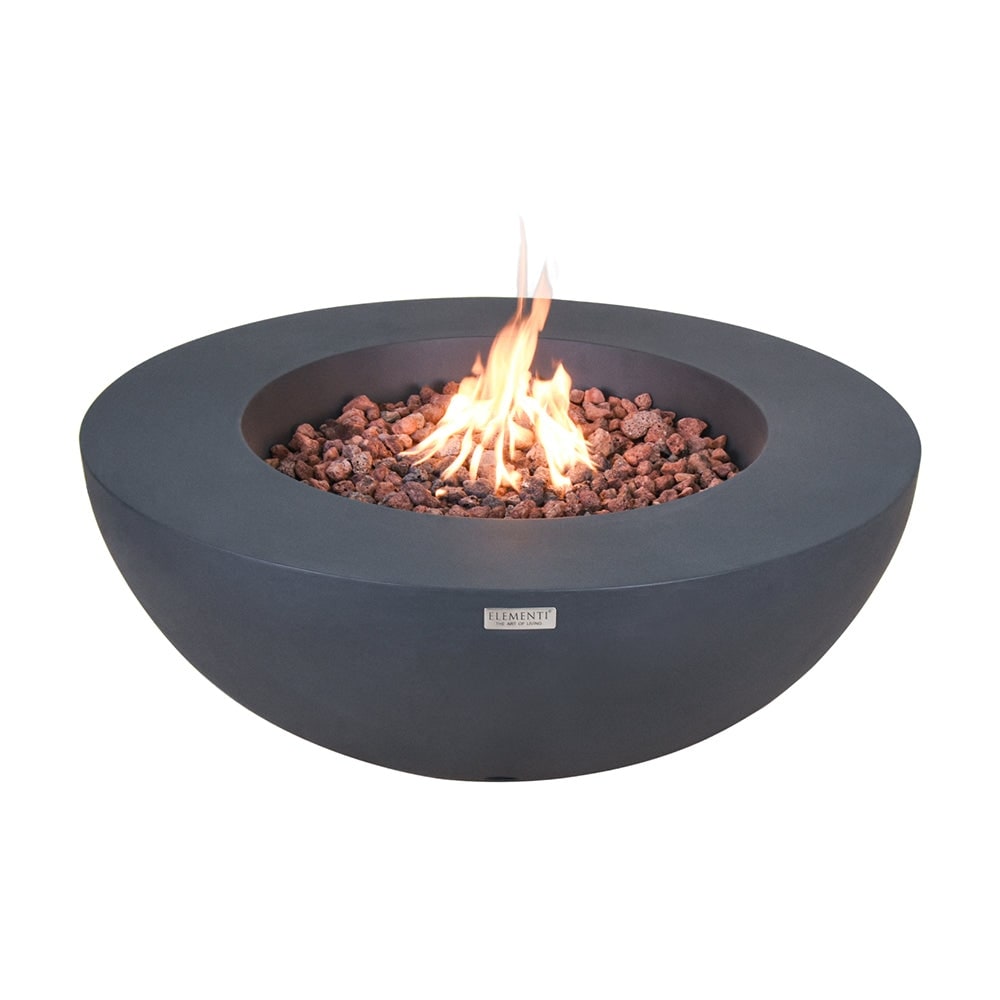 Elementi Envelor Lunar Bowl 42 Inches Outdoor Fire Pit Bowl