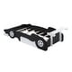 preview thumbnail 4 of 10, Twin Size Race Car-Shaped Platform Bed with Wheels