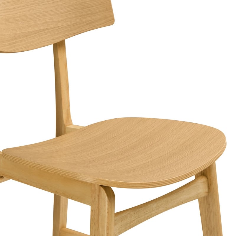 Spruce & Spring Modern Farmhouse Bar Stool with Bentwood Back and Saddle Seat