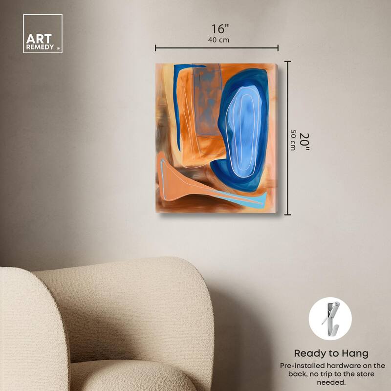 An Abstract Oil I Canvas by Art Remedy, Gallery Wrapped