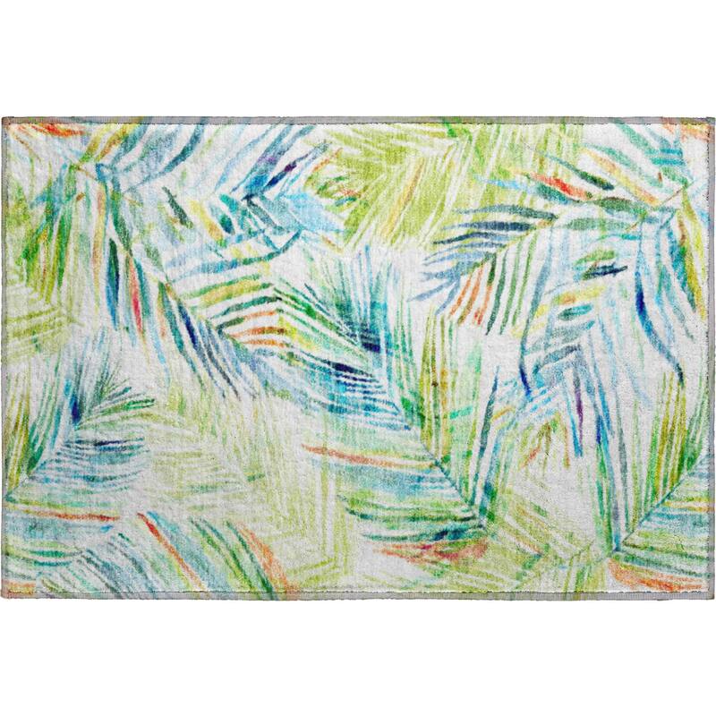 Premium Washable Super Soft Watercolor Modern Floral Mayfield Rug