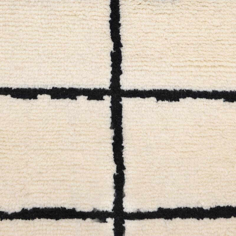 Overton Handmade Boho Moroccan Area Rug