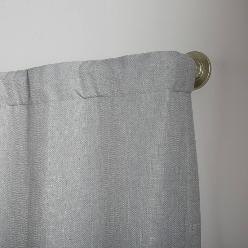 ATI Home Hyde Adjustable Wrap Around Curtain Rod Set