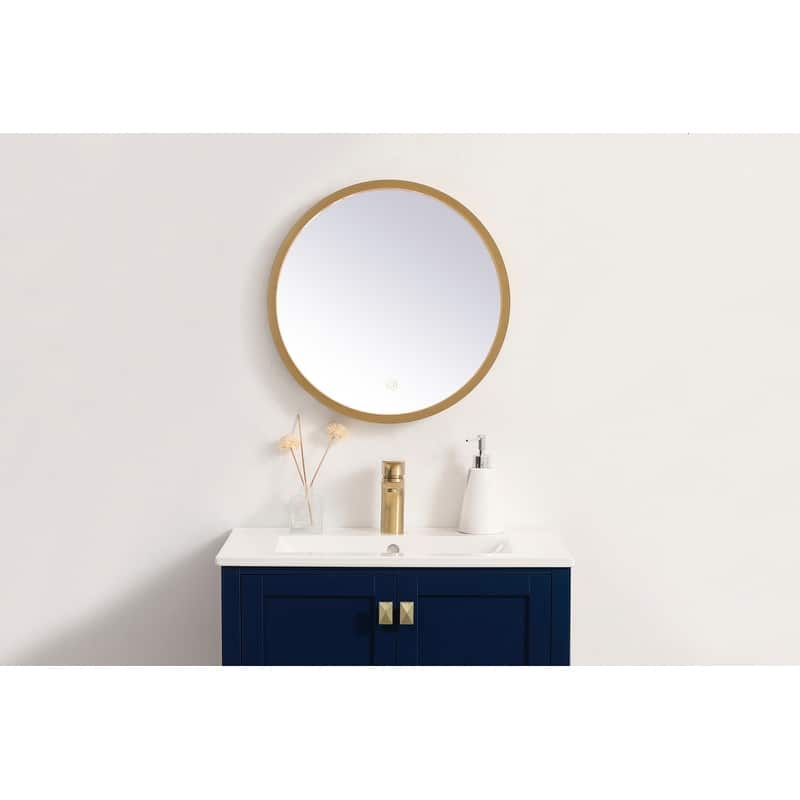 Indigo Home 18 inch LED mirror with adjustable color temperature
