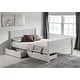 preview thumbnail 4 of 25, Alaterre Harmony Solid Wood Platform Bed Grey - Storage Bed - Full