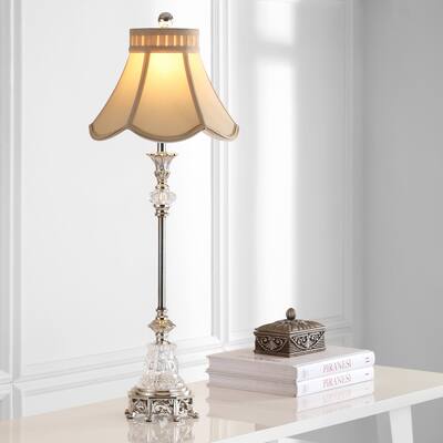 SAFAVIEH Lighting 33-inch Majestic Light Brass Finish Table Lamp (Set of 2) - 12"x12"x32.5"