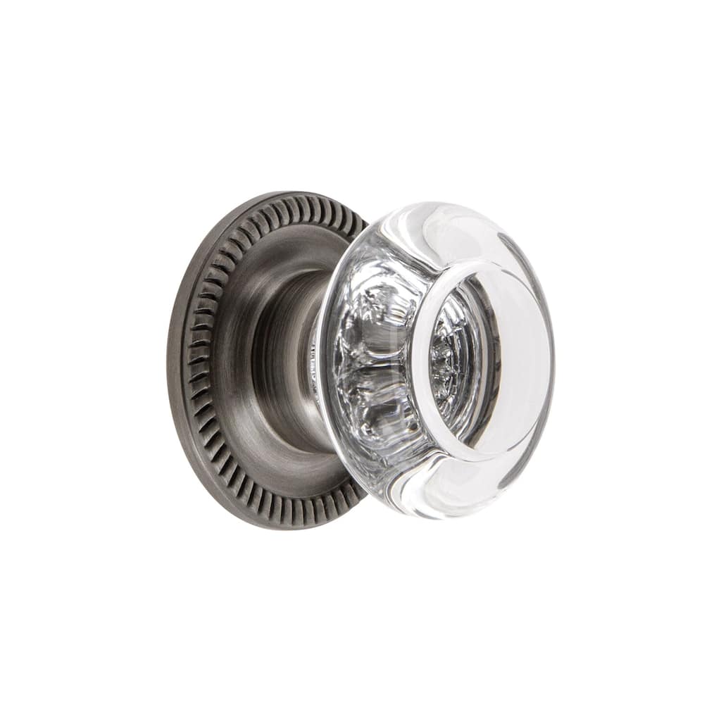 Grandeur BORD-CRYS-KNOB-NEWP Bordeaux 1-3/8" Luxury Crystal Vintage