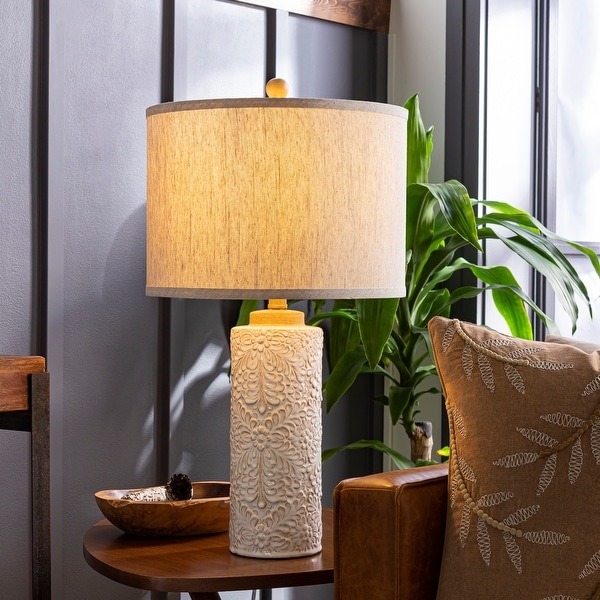 Off white cheap ceramic table lamps