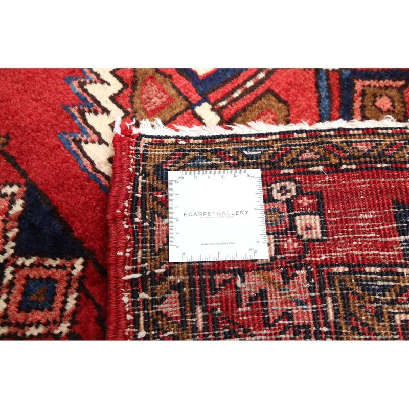 ECARPETGALLERY Hand-knotted Konya Anatolian Red Wool Rug - 3'8 x 10'10