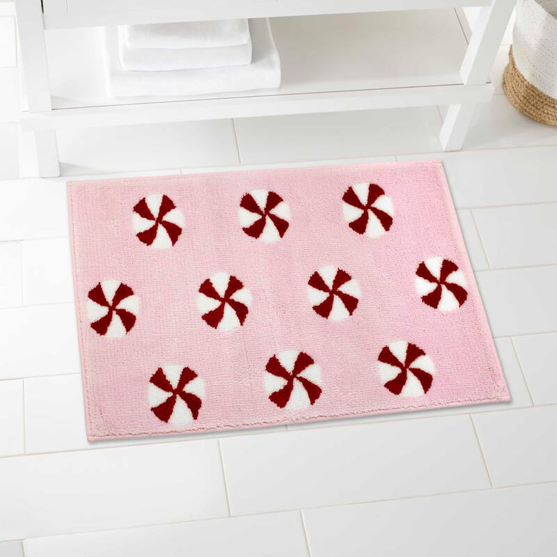 Avanti Peppermint Candy Pink Rug