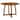 Dinah Round 47-inch Solid Wood Dining Table Walnut
