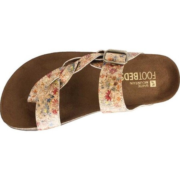white mountain cork sandals