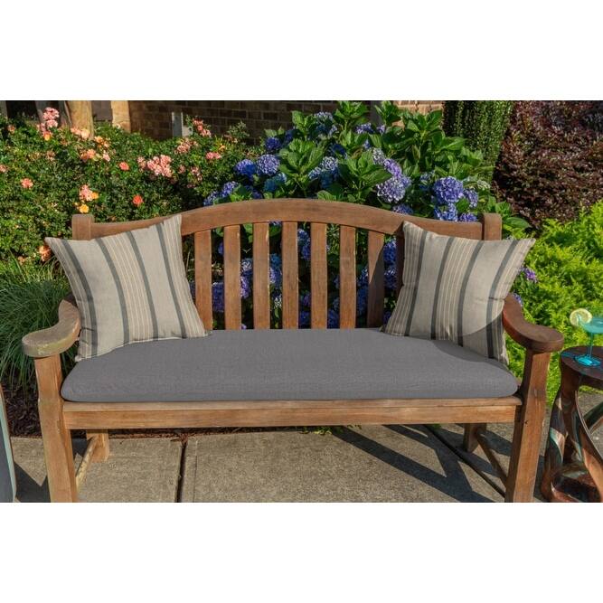 Sunbrella 20 inch Square Stripe Outdoor Throw Pillow