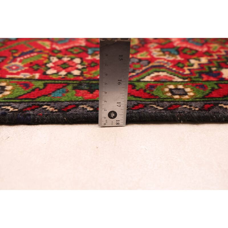 ECARPETGALLERY Hand-knotted Andelz Red Wool Rug - 3'3 x 4'9