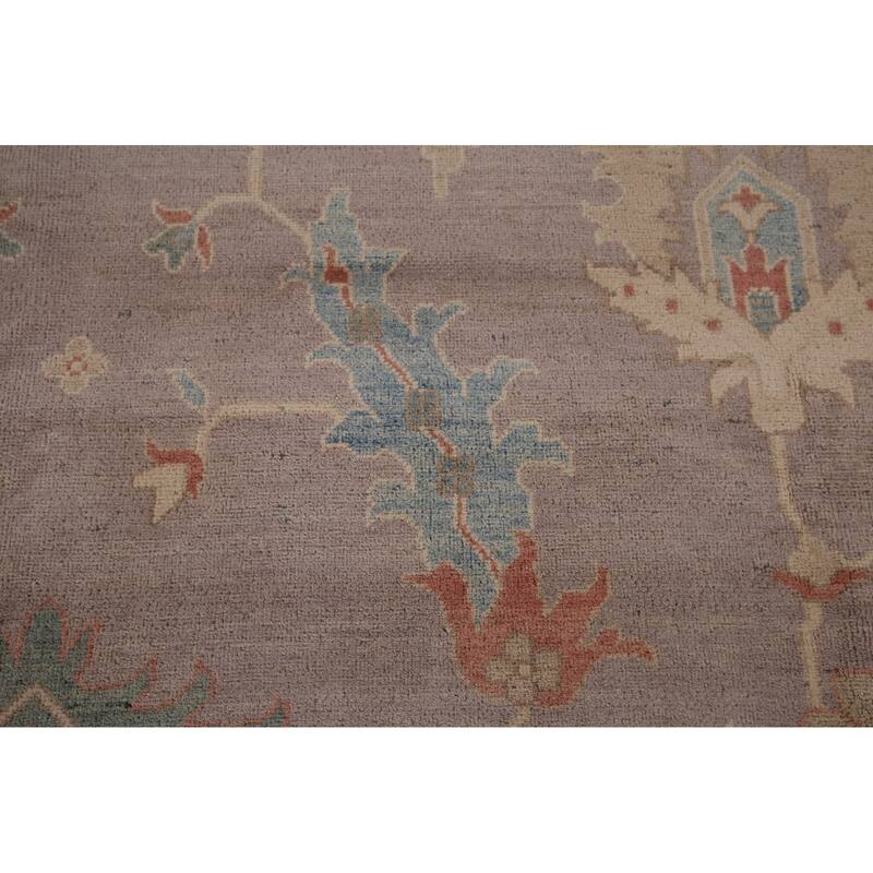 Oushak Oriental Large Area Rug Hand-Knotted Wool Carpet - 10'2" x 13'6"