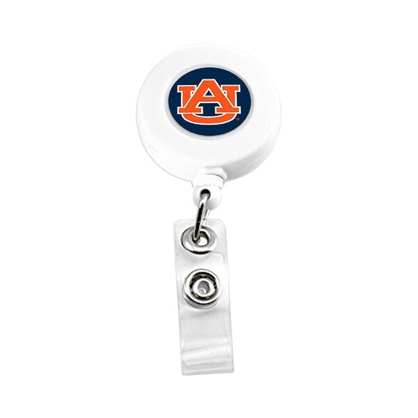 Auburn Tigers Retractable Badge Reel Id Ticket Clip