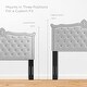 preview thumbnail 58 of 65, Louisa Tufted Performance Velvet Twin Headboard