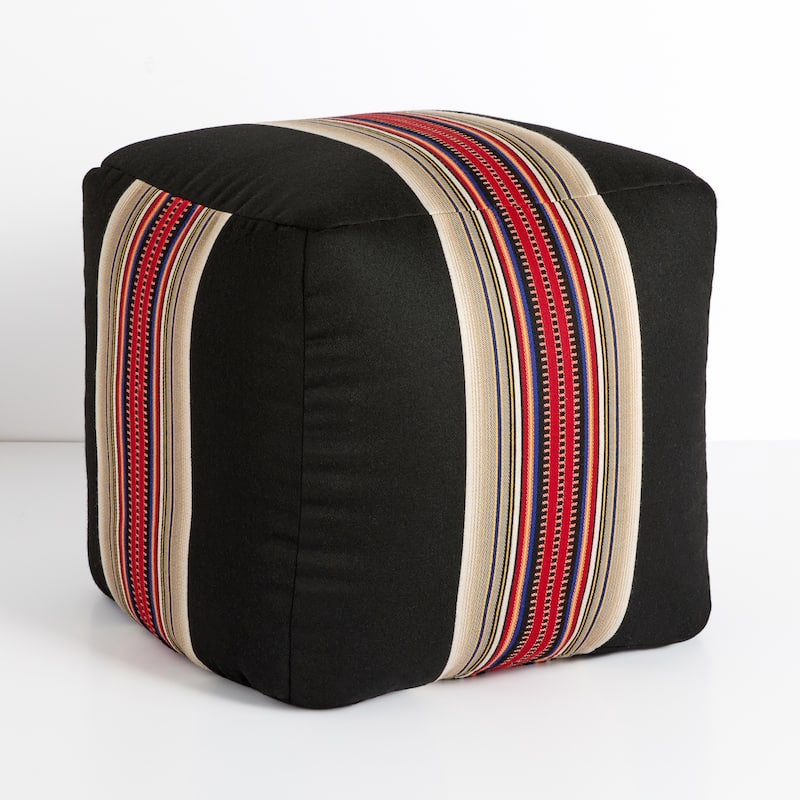Sorra Home Sunbrella Pendleton Outdoor Bean Pouf