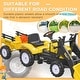 preview thumbnail 10 of 8, Kids Ride-On Excavator - Yellow
